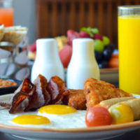 Zebra Breakfast
